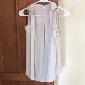 Express sleeveless blouse